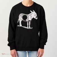 Funny Asshole Donkey Women's Sweatshirt thumb 0
