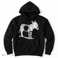 Funny Asshole Donkey Hoodie thumb 0