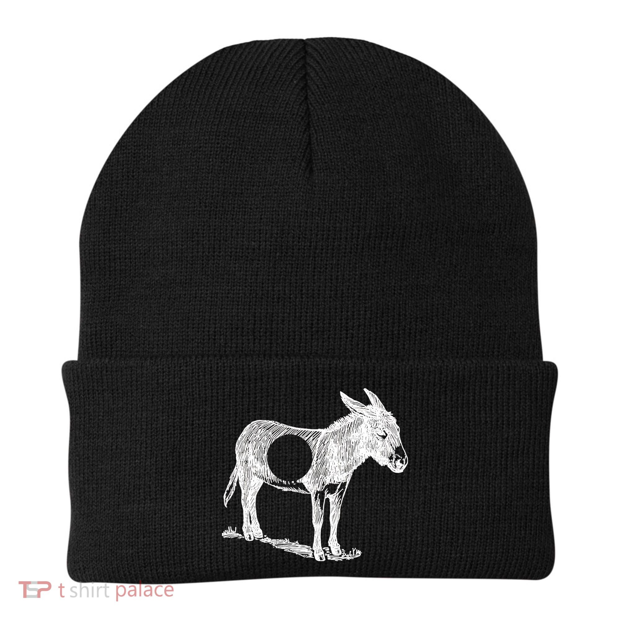 Funny Asshole Donkey Beanie