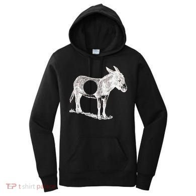 Funny Asshole Donkey Women's Hoodie