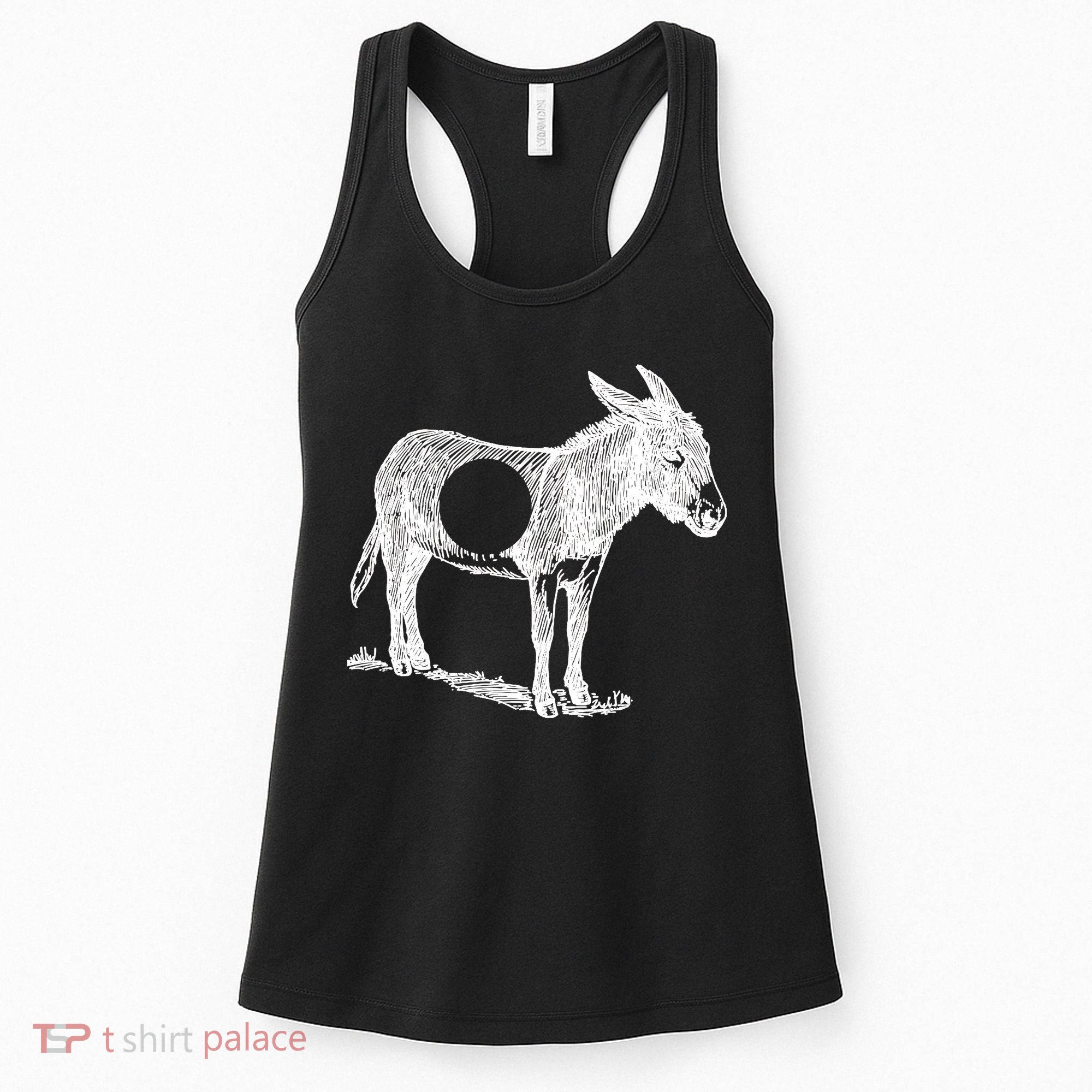 Funny Asshole Donkey Women's Tank Top
