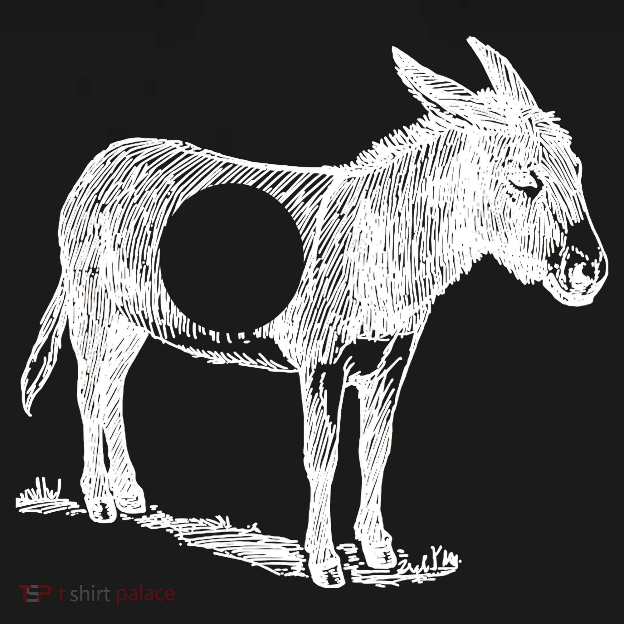 Funny Asshole Donkey Women's Tank Top