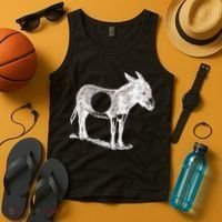 Funny Asshole Donkey Tank Top thumb 4