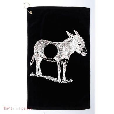 Funny Asshole Donkey Golf Towel