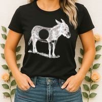 Funny Asshole Donkey Women's T-Shirt thumb 2