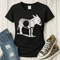 Funny Asshole Donkey Women's T-Shirt thumb 3