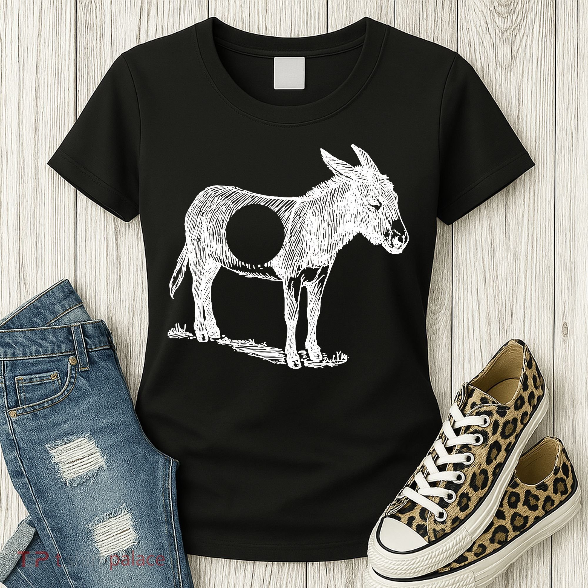 Funny Asshole Donkey Women's T-Shirt