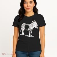 Funny Asshole Donkey Women's T-Shirt thumb 4