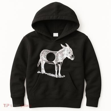 Funny Asshole Donkey Kids Hoodie