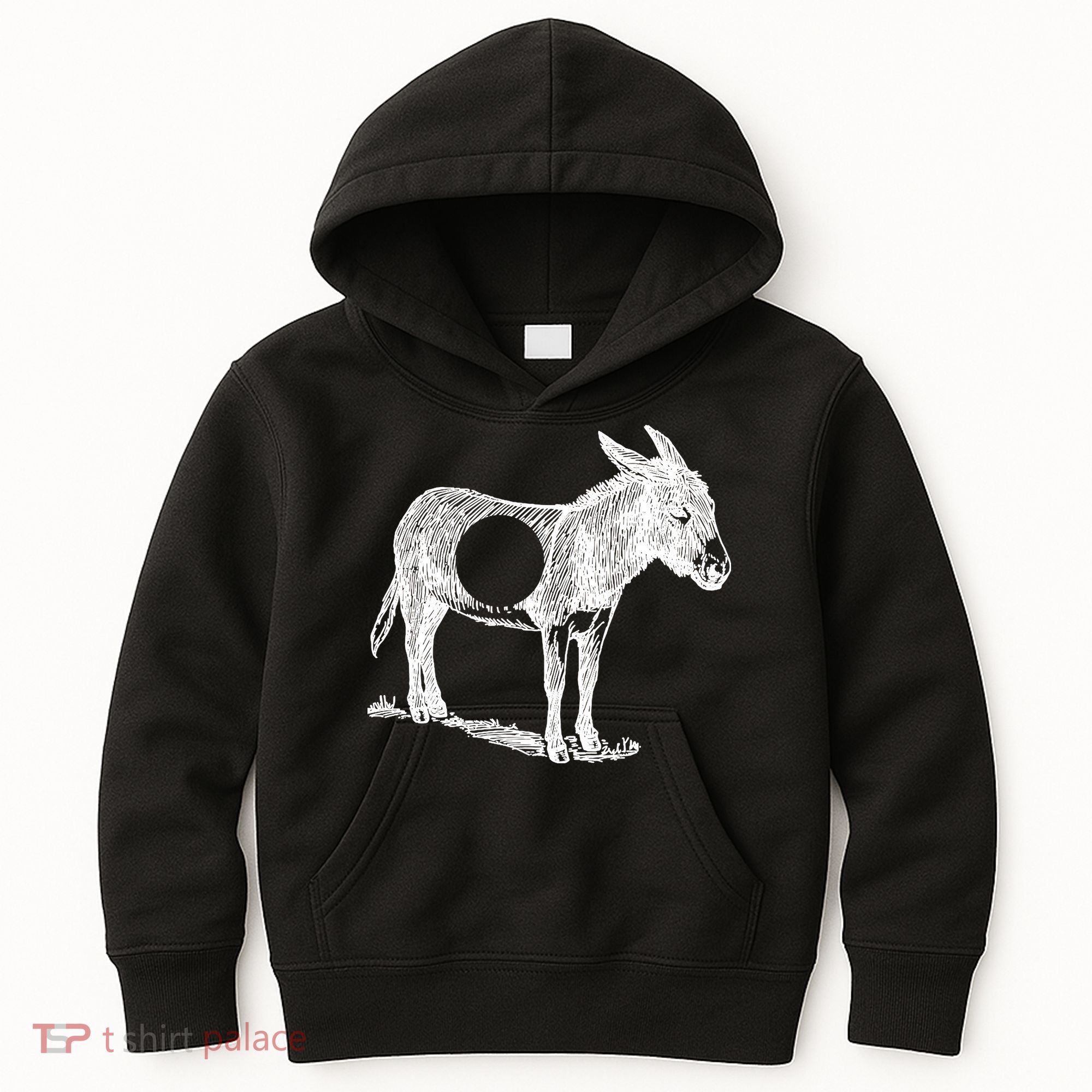 Funny Asshole Donkey Kids Hoodie