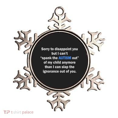 Funny Autism Quote Ornament