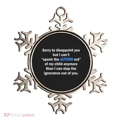 Funny Autism Quote Ornament