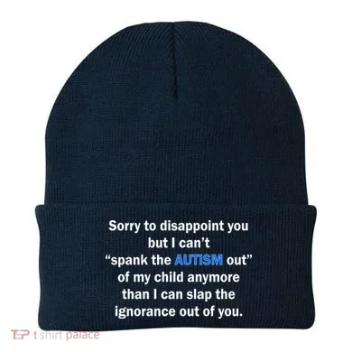 Funny Autism Quote Beanie
