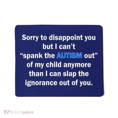 Funny Autism Quote Mousepad