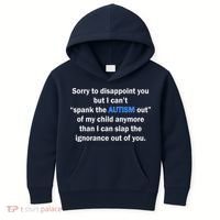 Funny Autism Quote Kids Hoodie thumb 0