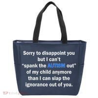Funny Autism Quote Tote Bag thumb 0
