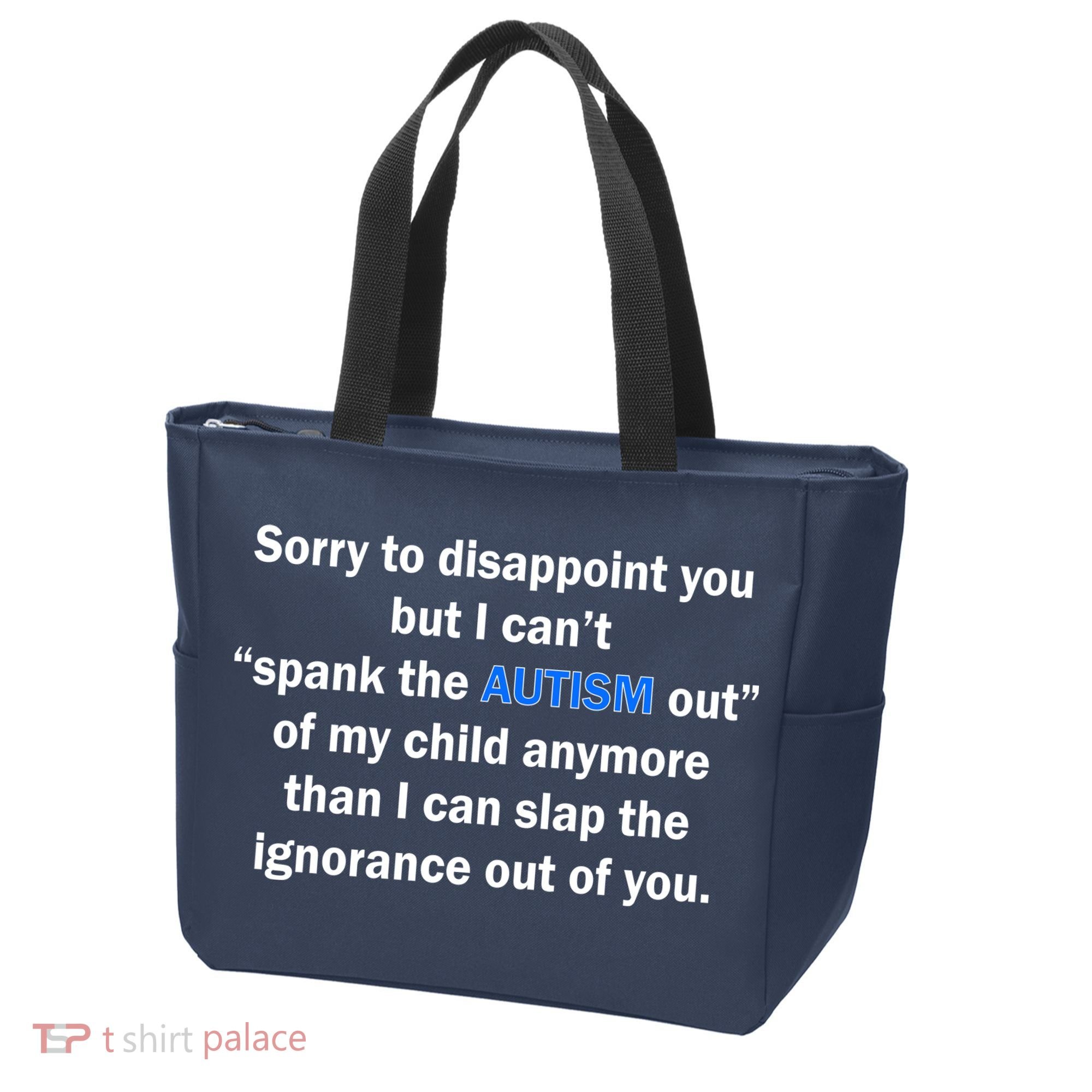 Funny Autism Quote Tote Bag