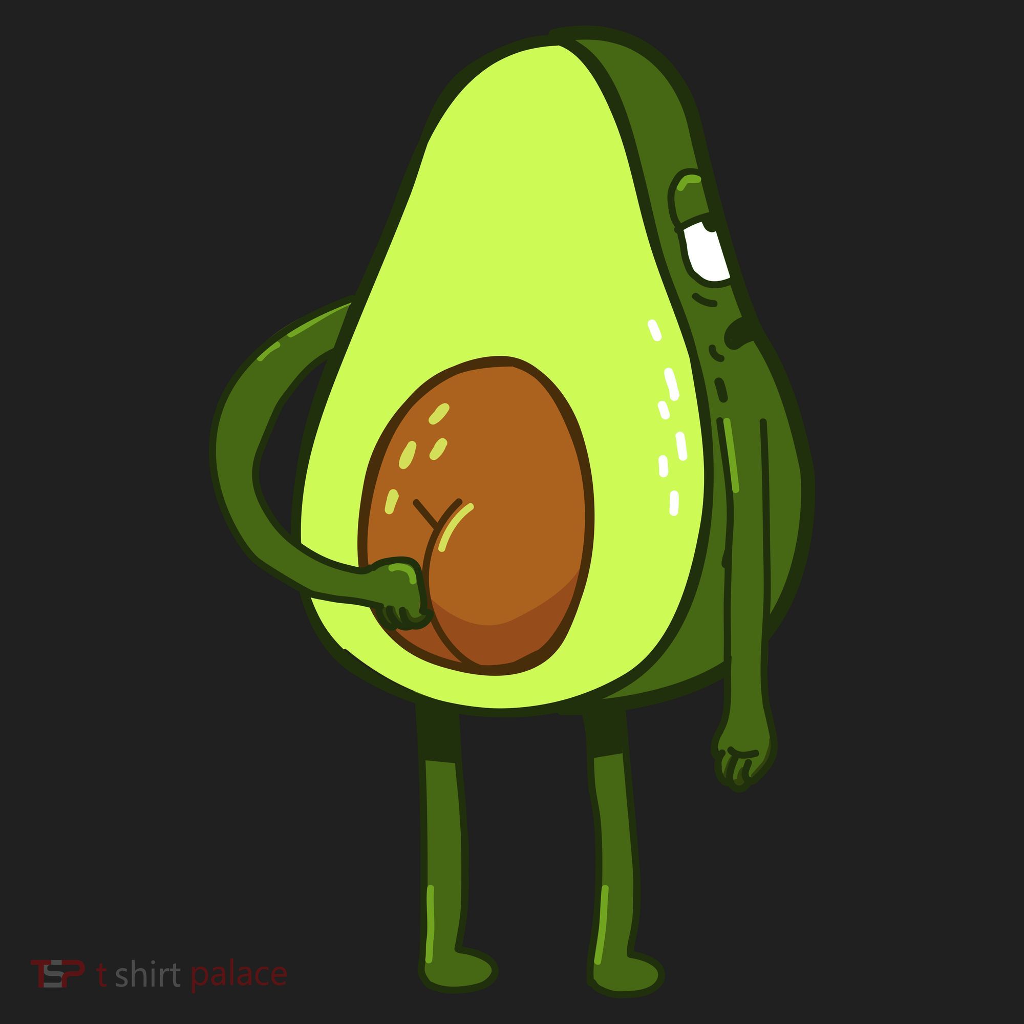 Funny Avocado Butt Women's Sweatshirt