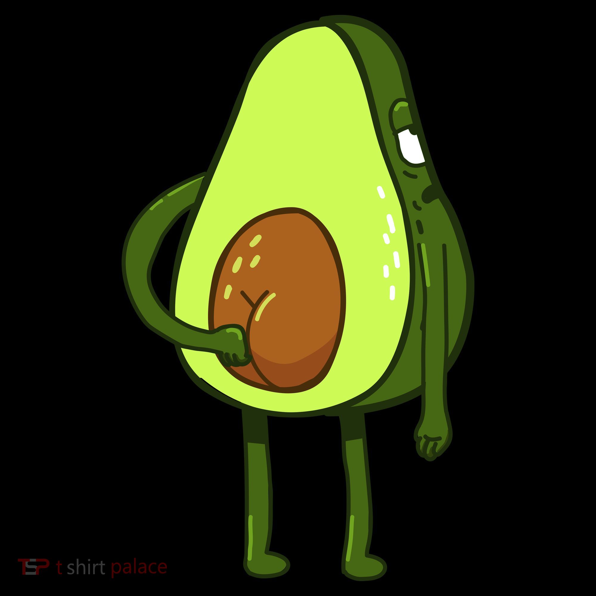 Funny Avocado Butt Toddler Hoodie