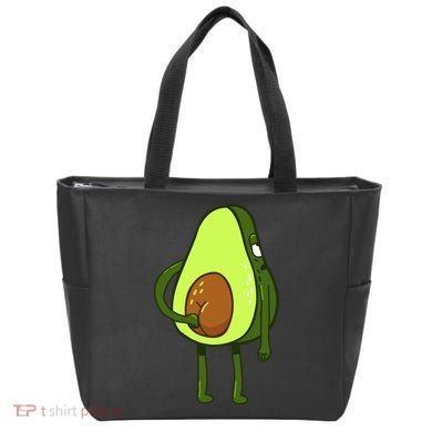 Funny Avocado Butt Tote Bag