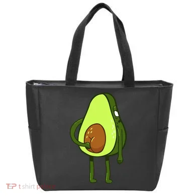 Funny Avocado Butt Tote Bag