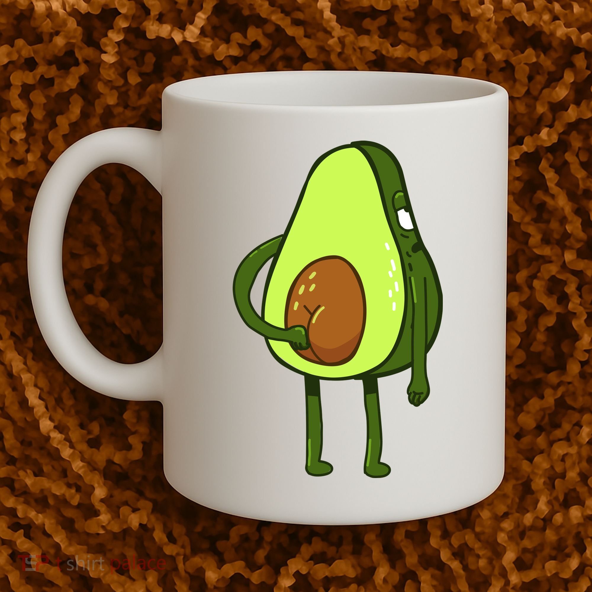 Funny Avocado Butt Coffee Mug