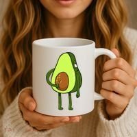 Funny Avocado Butt Coffee Mug thumb 3