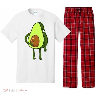 Funny Avocado Butt Pajama Set
