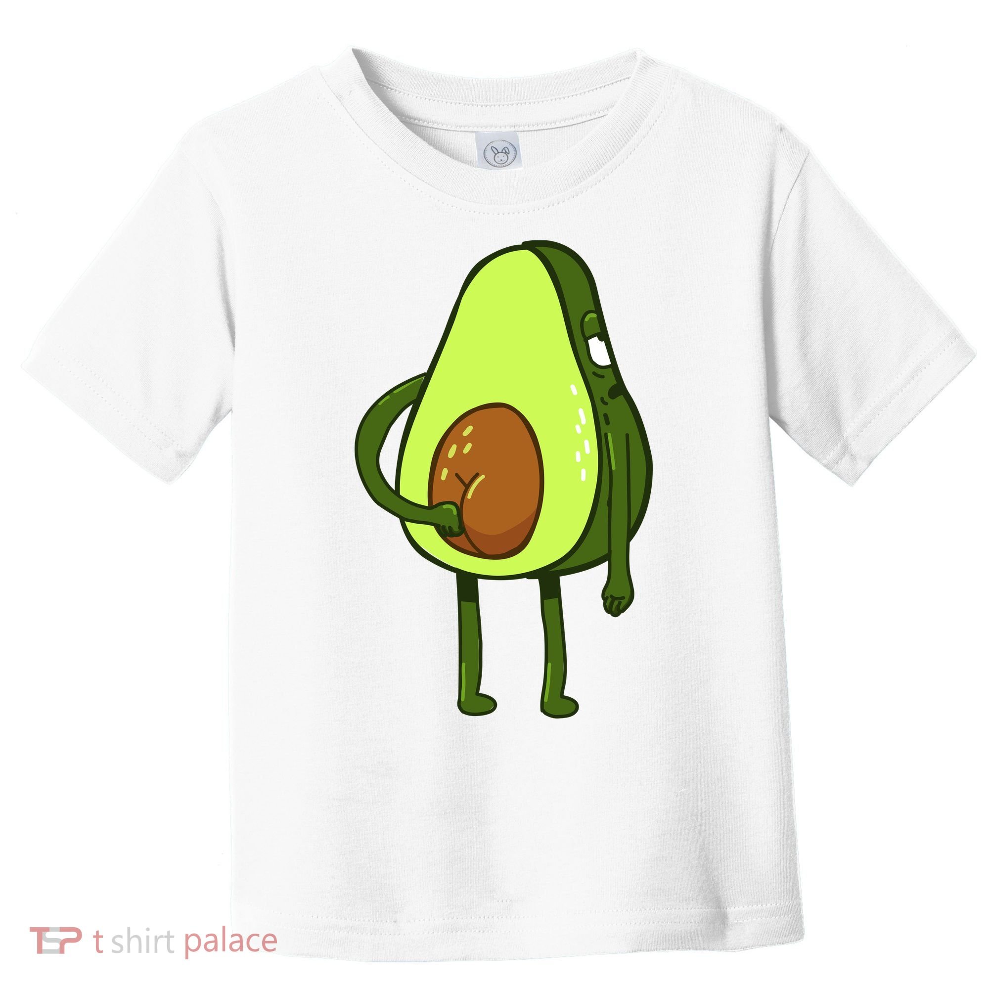 Funny Avocado Butt Toddler T-Shirt