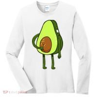 Funny Avocado Butt Women's Long Sleeve Shirt thumb 0