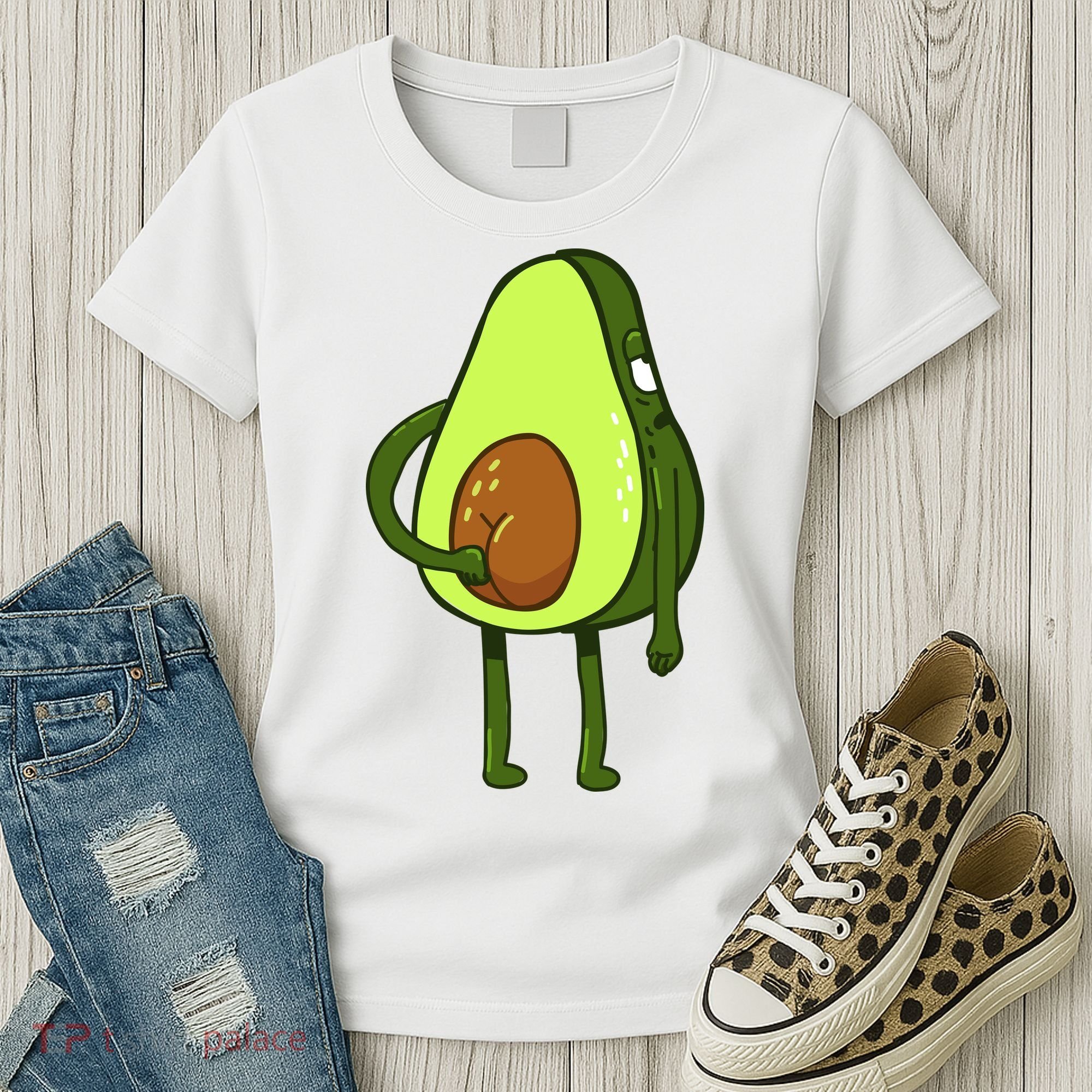 Funny Avocado Butt Women's T-Shirt