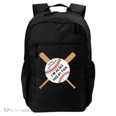 Funny Baseball Mom Backpack