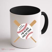 Funny Baseball Mom Coffee Mug thumb 1