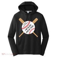 Funny Baseball Mom Performance Fleece Hoodie thumb 0