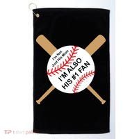 Funny Baseball Mom Golf Towel thumb 0