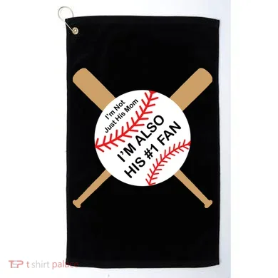 Funny Baseball Mom Golf Towel