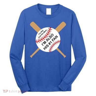 Funny Baseball Mom Long Sleeve Shirt