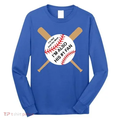 Funny Baseball Mom Long Sleeve Shirt