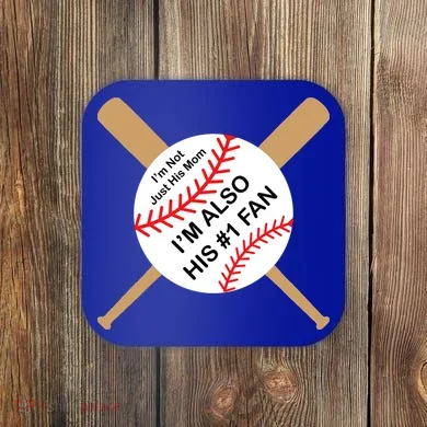 Funny Baseball Mom Coaster