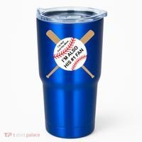 Funny Baseball Mom Tumbler thumb 0