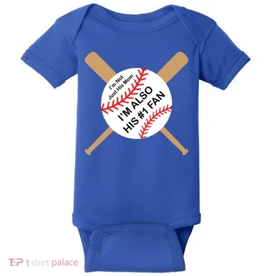 Funny Baseball Mom Baby Bodysuit