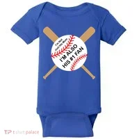 Funny Baseball Mom Baby Bodysuit thumb 0