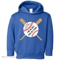 Funny Baseball Mom Toddler Hoodie thumb 0