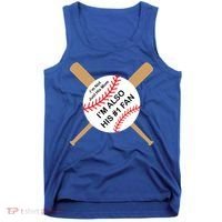 Funny Baseball Mom Tank Top thumb 0
