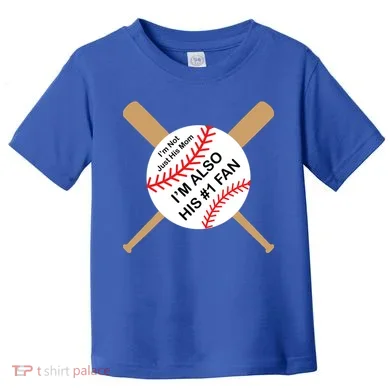 Funny Baseball Mom Toddler T-Shirt