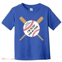 Funny Baseball Mom Toddler T-Shirt thumb 0