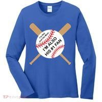 Funny Baseball Mom Women's Long Sleeve Shirt thumb 0