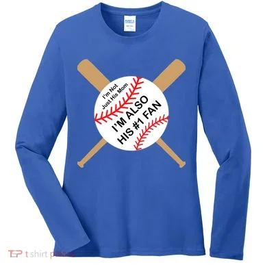 Funny Baseball Mom Women's Long Sleeve Shirt