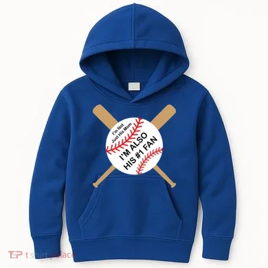 Funny Baseball Mom Kids Hoodie