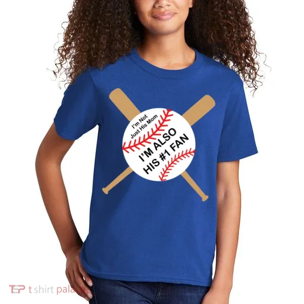 Funny Baseball Mom Kids T-Shirt